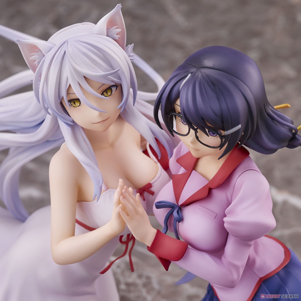 [Nekomonogatari] Tsubasa Hanekawa (Set of 2) (PVC Figure) Item picture8