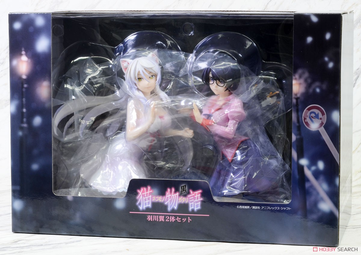 [Nekomonogatari] Tsubasa Hanekawa (Set of 2) (PVC Figure) Package1