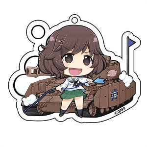 Girls und Panzer das Finale Acrylic Key Ring Yukari Akiyama (Anime Toy)