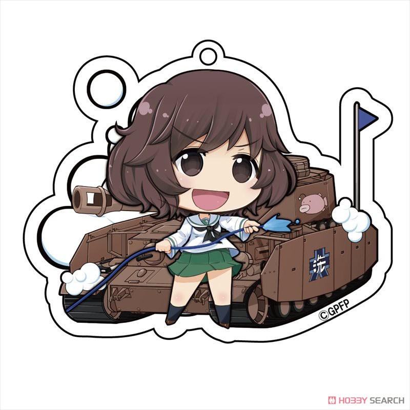 Girls und Panzer das Finale Acrylic Key Ring Yukari Akiyama (Anime Toy) Item picture1