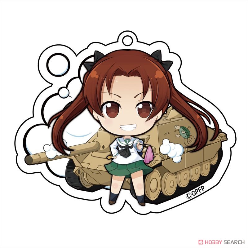 Girls und Panzer das Finale Acrylic Key Ring Anzu Kadotani (Anime Toy) Item picture1