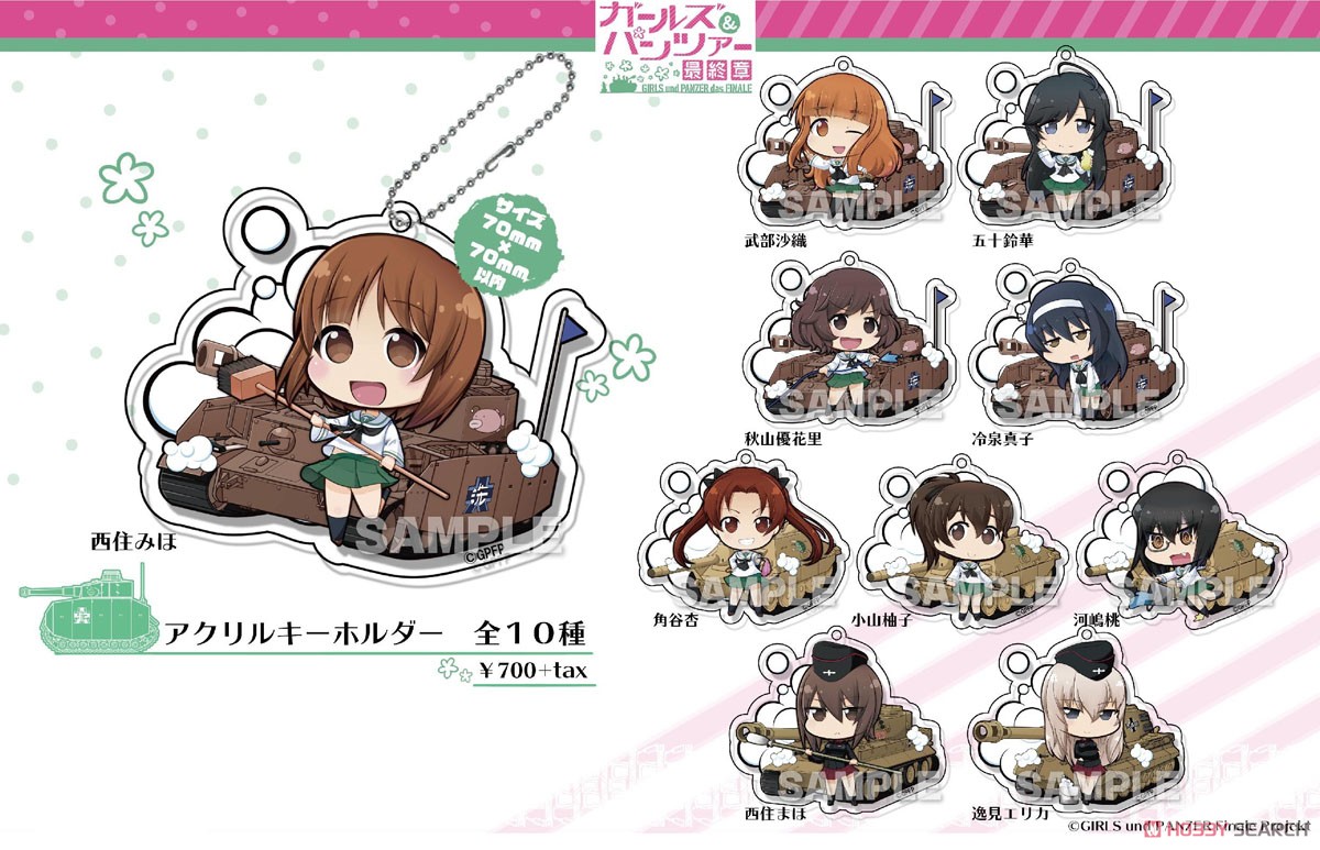 Girls und Panzer das Finale Acrylic Key Ring Anzu Kadotani (Anime Toy) Other picture1