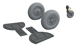 Bf108 Wheels Spoked (for Eduard) (Plastic model)