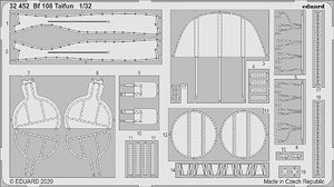 Bf108 エッチングパーツ (エデュアルド用) (プラモデル)