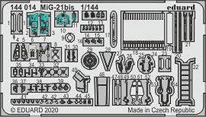 Photo-Etched Parts for MiG-21bis (for Eduard) (Plastic model)