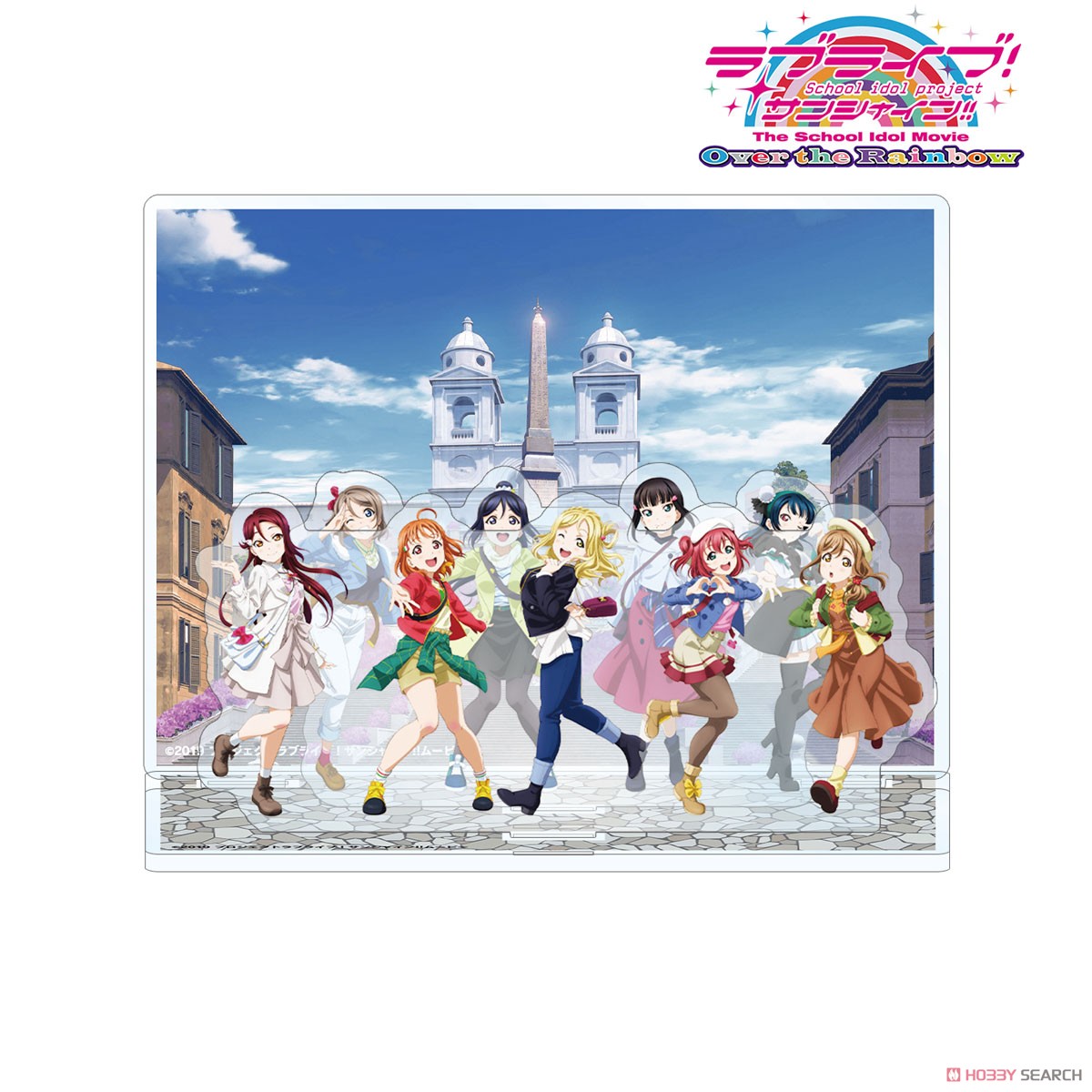 Love Live! Sunshine!! The School Idol Movie Over the Rainbow Hop? Stop? Nonstop! Acrylic Diorama (Anime Toy) Item picture1