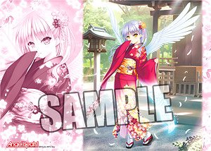 Character Universal Rubber Mat Angel Beats! [Angel] Holiday Clothes Ver. (Anime Toy)