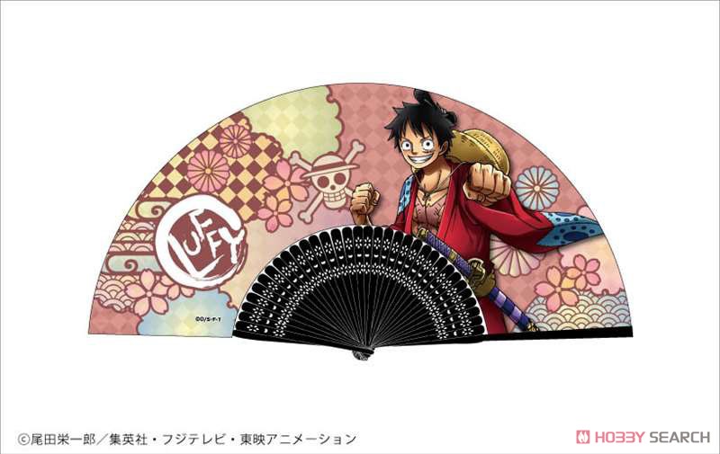 One Piece Folding Fan Monkey D. Luffy (Anime Toy) Item picture1