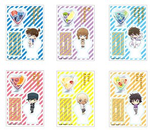 Detective Conan See-through Acrylic Stand 3 (Set of 6) (Anime Toy)