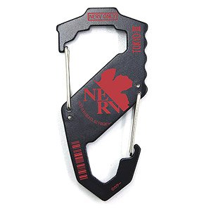 Evangelion Nerv Carabiner Type S Black (Anime Toy)