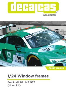 Window Frames for Audi R8 LMS GT3 (for Platz/NUNU) (Accessory)