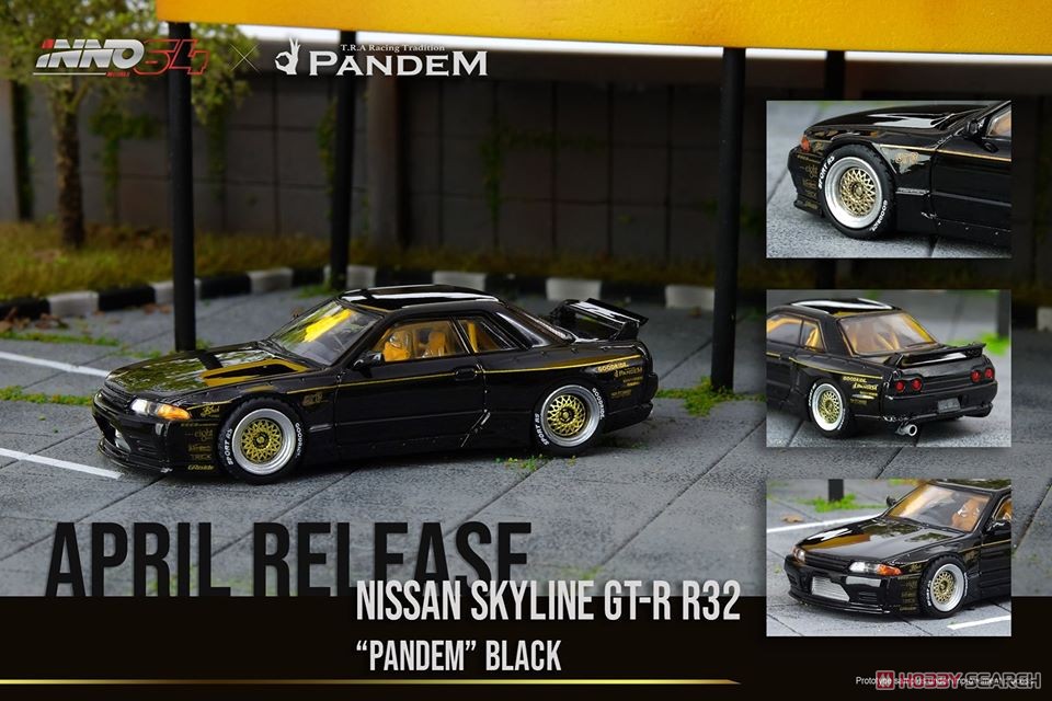 Nissan GT-R R32 Pandem ブラック (ミニカー) その他の画像1