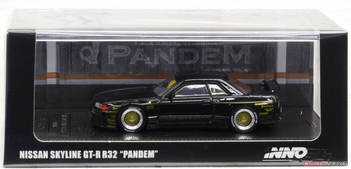 Nissan GT-R R32 Pandem ブラック (ミニカー) パッケージ1