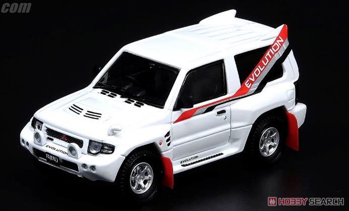 Mitsubishi Pajero Evolution White with Extra Wheels (Diecast Car) Item picture1
