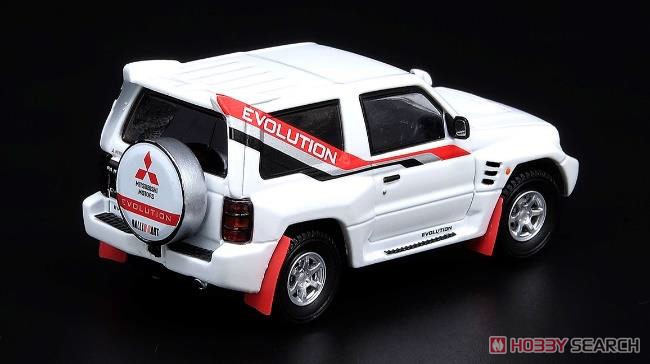 Mitsubishi Pajero Evolution White with Extra Wheels (Diecast Car) Item picture2