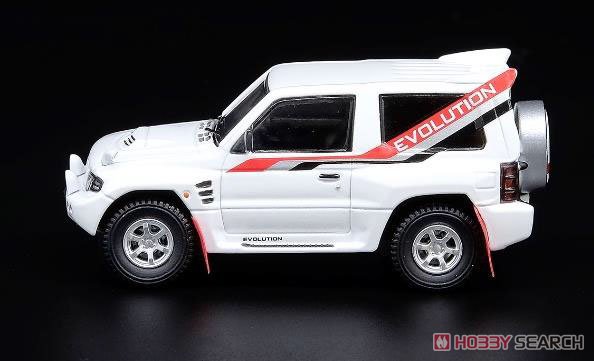 Mitsubishi Pajero Evolution White with Extra Wheels (Diecast Car) Item picture3