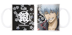 Gin Tama Gin-san Cherry Blossoms Pancake & Latteart Ver. Full Color Mug Cup (Anime Toy)
