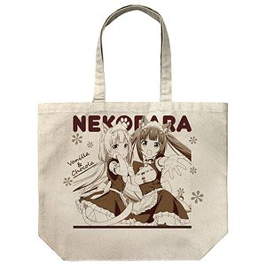 Nekopara Chocola & Vanilla Large Tote Natura (Anime Toy)