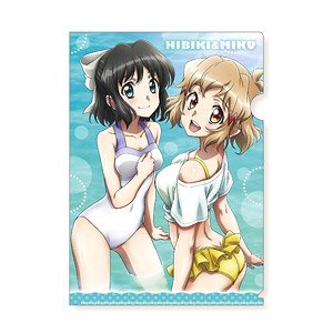 Senki Zessho Symphogear XV A4 Clear File Hibiki Tachibana & Miku Kohinata (Anime Toy)