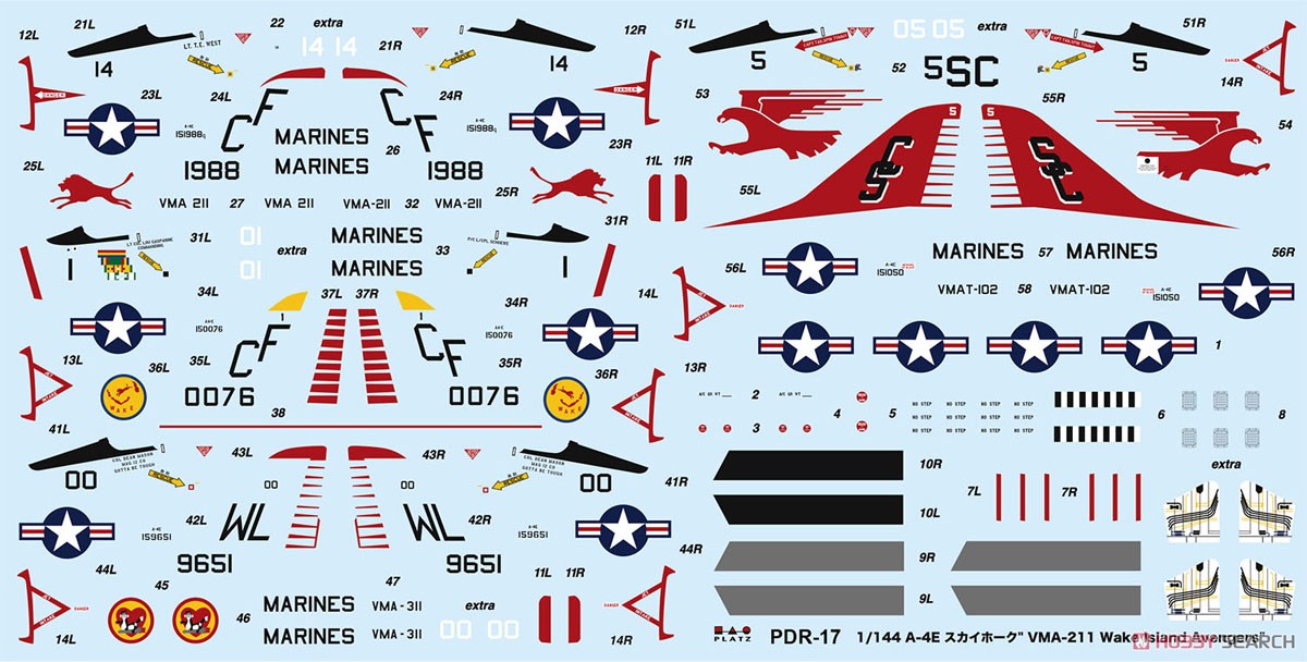 A-4E Skyhawk `VMAT-102 Skyhawks` (Set of 2) (Plastic model) Other picture2
