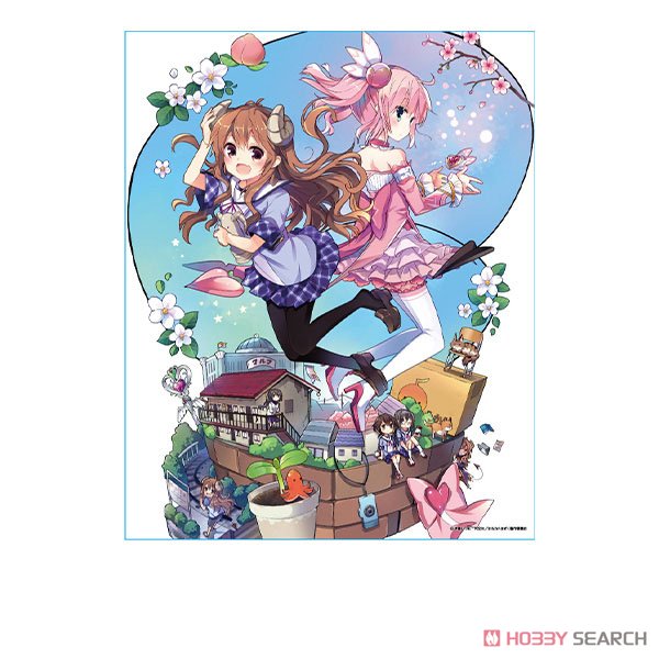 The Demon Girl Next Door Canvas Art Shamiko & Momo (Anime Toy) Item picture1