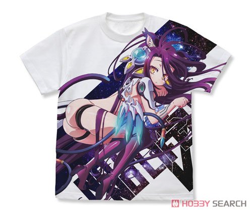 No Game No Life Zero Schwi Cat Ear Ver. Full Graphic T-Shirt White M (Anime Toy) Item picture1