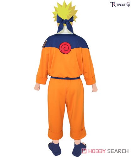Naruto Naruto Uzumaki Shonen Hen Costume Set Mens M (Anime Toy) Item picture2
