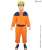 Naruto Naruto Uzumaki Shonen Hen Costume Set Mens L (Anime Toy) Item picture1