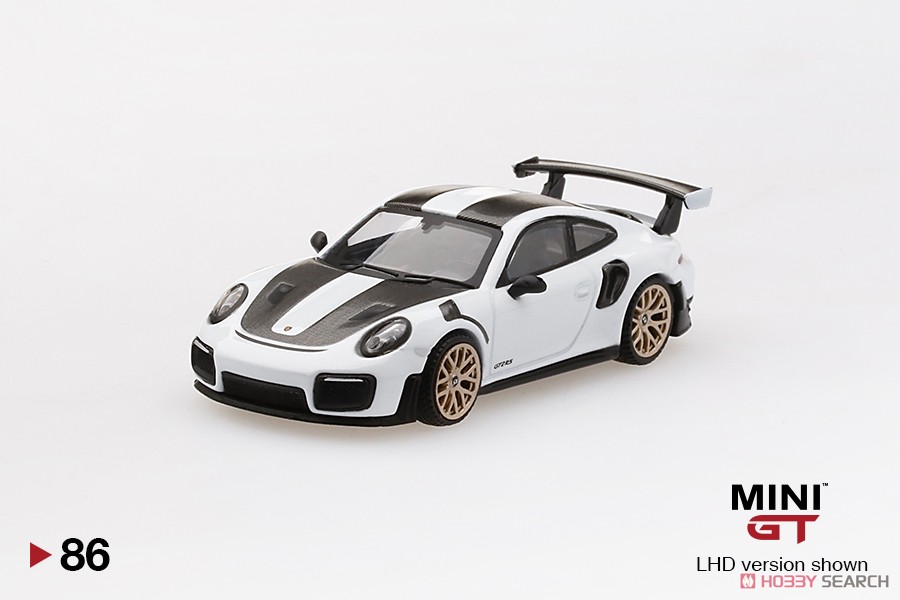 ポルシェ 911 GT2 RS ヴァイザッハ パッケージ ホワイト (左ハンドル) (ミニカー) 商品画像1