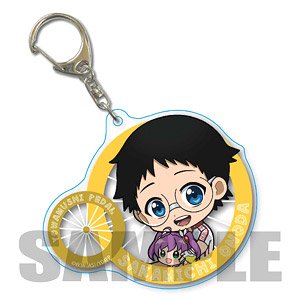 Gyugyutto A Little Big Acrylic Key Ring Acrylic Key Ring Yowamushi Pedal Glory Line Sakamichi Onoda (Anime Toy)