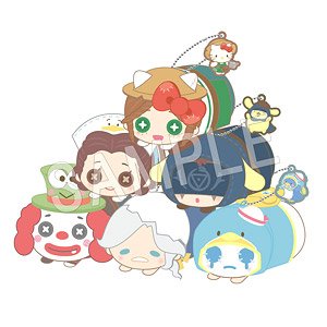 Identity V x Sanrio Characters Mochikororin Plush Mascot (Set of 6) (Anime Toy)