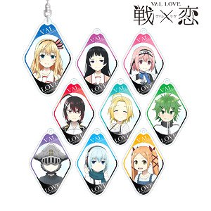 Val x Love Trading Acrylic Key Ring (Set of 9) (Anime Toy)