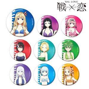 Val x Love Trading Can Badge (Set of 9) (Anime Toy)