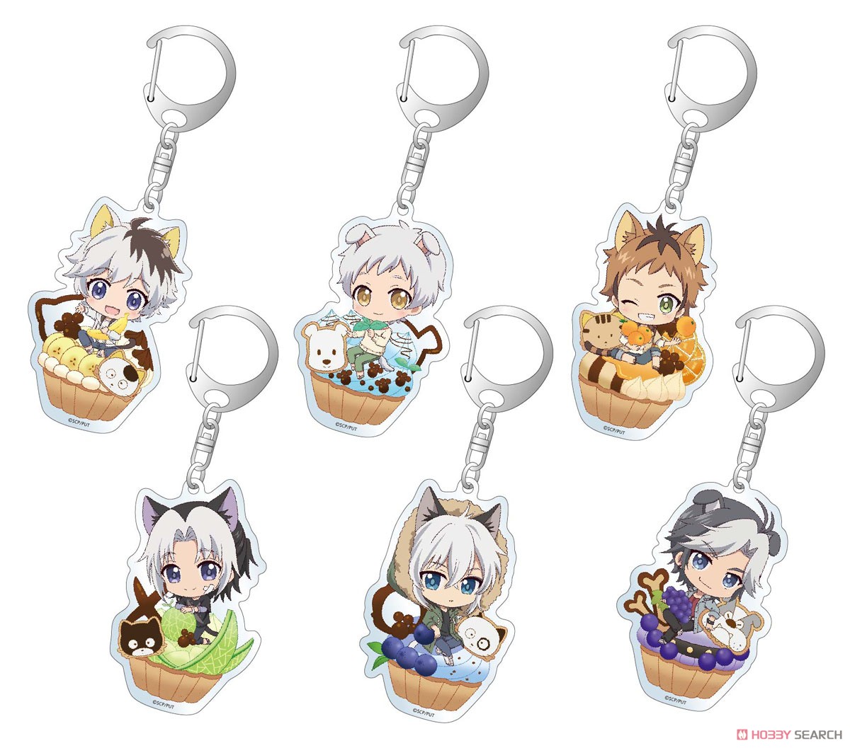 Uchitama?! Have You Seen My Tama? Trading Acrylic Key Ring [Chara-Dolce] (Set of 6) (Anime Toy) Item picture1