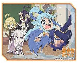 Bushiroad Sleeve Collection HG Vol.2448 Isekai Quartetto [Aqua & Emilia & Tanya & Albedo] (Card Sleeve)