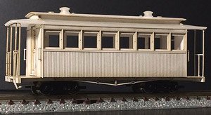 (HOe) 1:87 9mm Shimotsui Light Railway Uchida Type Passenger Car Paper Kit (Unassembled Kit) (Model Train)