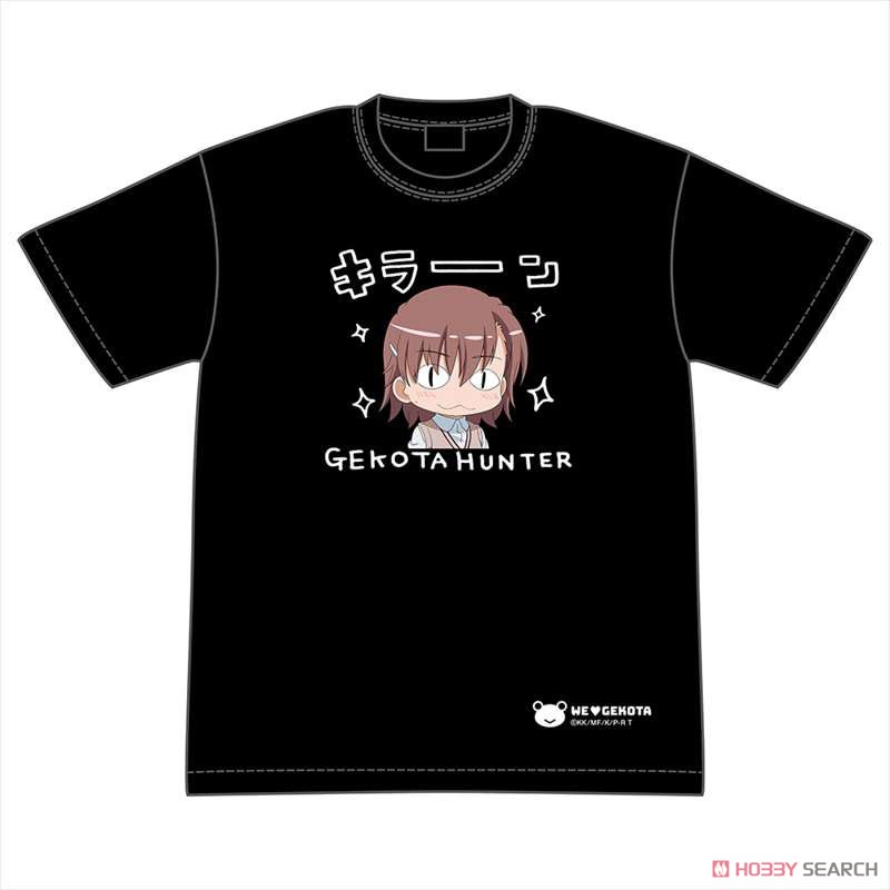 A Certain Scientific Railgun T Gekota Hunter Mikoto T-shirt L (Anime Toy) Item picture1