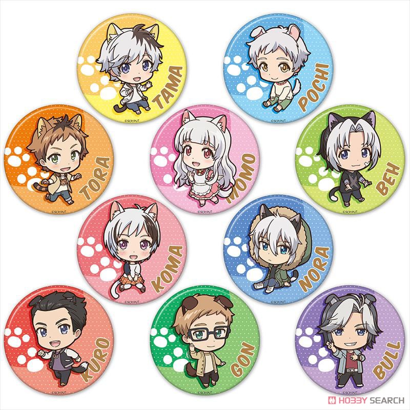 Uchitama?! Have You Seen My Tama? Trading Can Badge (Set of 10) (Anime Toy) Item picture1