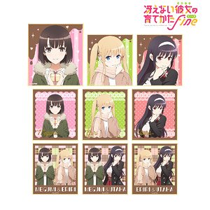 Saekano: How to Raise a Boring Girlfriend Fine Especially Illustrated Valentine Ver. Trading Mini Colored Paper (Set of 9) (Anime Toy)