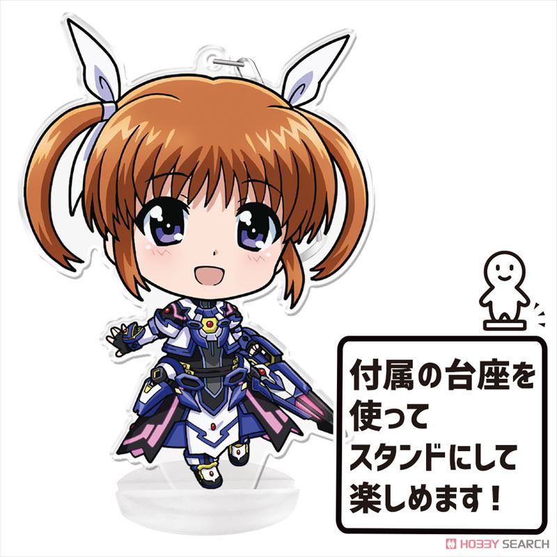 Magical Girl Lyrical Nanoha Detonation Puni Colle! Acrylic Key Ring (w/Stand) Nanoha (Anime Toy) Item picture5