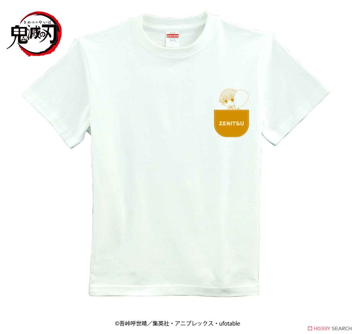 T-Shirts [Demon Slayer: Kimetsu no Yaiba] 05 Zenitsu (M Size) (Photo Chara) (Anime Toy) Item picture1