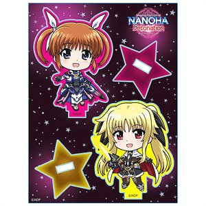 Magical Girl Lyrical Nanoha Detonation Acrylic Character Stand Nanoha & Fate (Anime Toy)