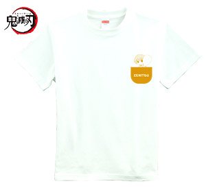 Tシャツ 「鬼滅の刃」 05 ZENITSU (Lサイズ) (フォトきゃら) (キャラクターグッズ)