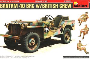 Bantam 40BRC w/British Crew. Special Edition (Plastic model)