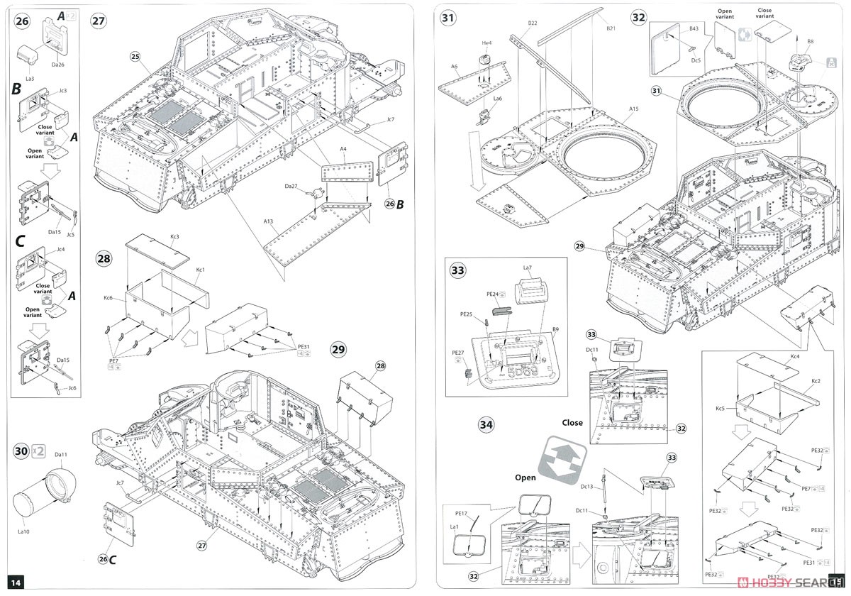 グラント Mk.II (プラモデル) 設計図4