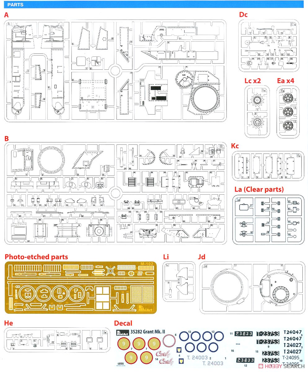 グラント Mk.II (プラモデル) 設計図9