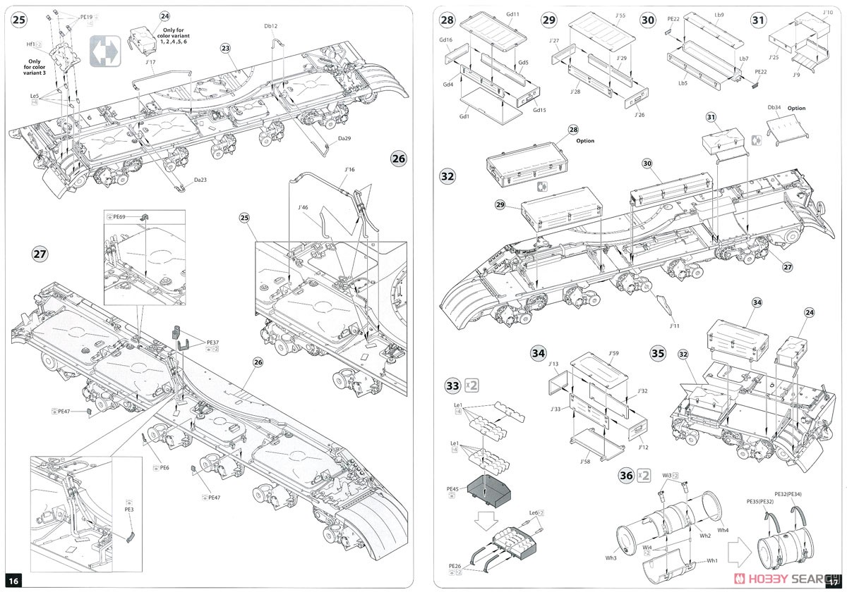 T-55A ポーランド製 (プラモデル) 設計図5