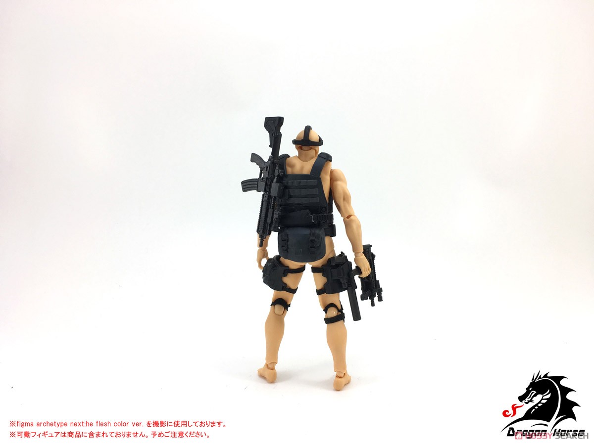 DH-E001B 1/12スケール可動フィギュア用装備 セットB (ゴースト) (フィギュア) その他の画像5