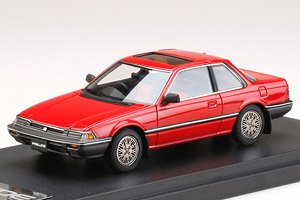 Honda Prelude XX (AB1) Early Type w/Genuine Option Wheel (Custom Version) Dominican Red (Diecast Car)