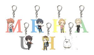 Movie [Given] Trading Initial Key Ring (Set of 7) (Anime Toy)